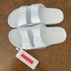 Freedom Moses White Sandals